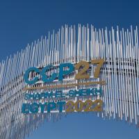 COP27 Egypt 2022 event sign 