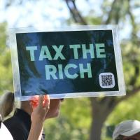 tax the rich sign
