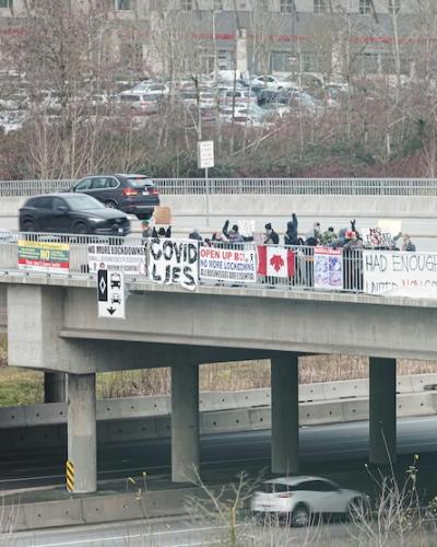 covid lockdown protestors 